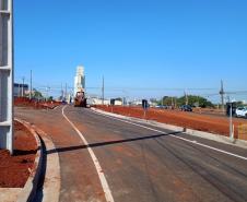 BR-369 em Londrina, trecho em obras para implantação do Viaduto da PUC