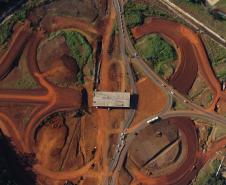 Viaduto BR-469 terraplenagem, drenagem e rede adutora 