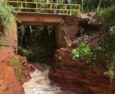 Atual ponte da Estrada Quilombo
