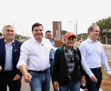 Inauguração da ponte sobre o Ribeirão Pinguim entre Maringá e Sarandi