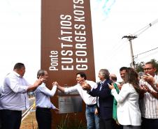 Inauguração da ponte sobre o Ribeirão Pinguim entre Maringá e Sarandi