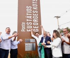 Inauguração da ponte sobre o Ribeirão Pinguim entre Maringá e Sarandi