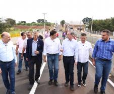 Inauguração da ponte sobre o Ribeirão Pinguim entre Maringá e Sarandi