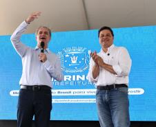 Inauguração da ponte sobre o Ribeirão Pinguim entre Maringá e Sarandi