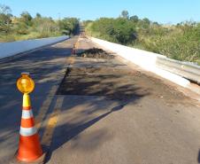 Reforma ponte Rio Dom Bosco na PR-557