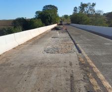 Reforma ponte Rio Dom Bosco na PR-557
