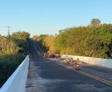 Reforma ponte Rio Dom Bosco na PR-557