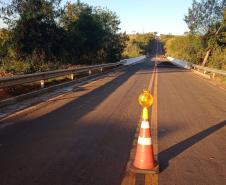 Reforma ponte Rio Dom Bosco na PR-557