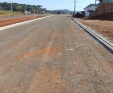 Obra de novas marginais da PRC-466 em Pitanga