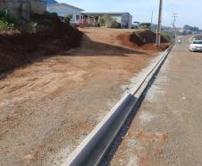 Obra de novas marginais da PRC-466 em Pitanga