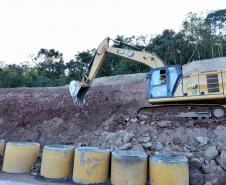 Serviços de contenção de taludes na PRC-466 em União da Vitória