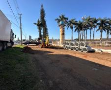 Serviços iniciais do novo Trevo do Catuaí