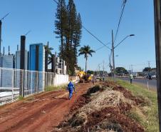 Serviços iniciais do novo Trevo do Catuaí