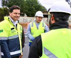 Viaduto da BR-376 em São José dos Pinhais com pista superior liberada