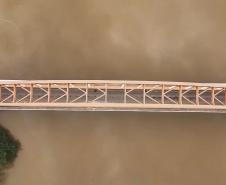 Ponte Manoel Ribas em União da Vitória, após obra de manutenção