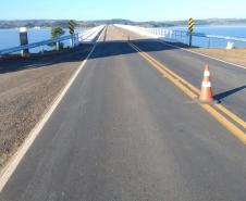 Reforma da ponte sobre a Represa Chavantes, entre Carlópolis e Fartura (SP)