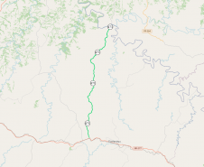Mapa do trecho da PR-471 atendido