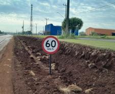 Reforço na sinalização da PR-317 entre Maringá e Iguaraçu