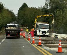 Reforma ponte Rio dos Índios na PR-323 entre Tapejara e Cianorte