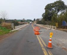 Conservação da ponte sobre o Rio Forquilha na PRC-280