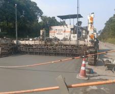 Whitetopping da PRC-280 entre Palmas e Clevelândia