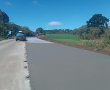 Whitetopping da PRC-280 entre Palmas e Clevelândia