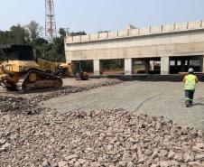 BR-469 obras do viaduto no km 3