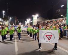 EPET de Cascavel no desfile de 7 de setembro do município
