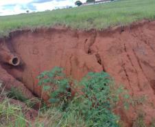 PR-323 Tapejara local de obra de combate a erosão
