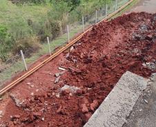 PR-445 - viaduto em Irerê danificado pelas chuvas
