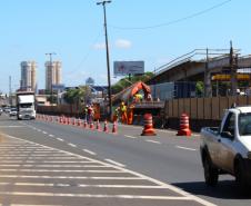 BR-376 Viadutos de Sarandi - serviços nos pilares centrais