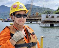 Jacqueline Alves Serafim, marinheira de convés