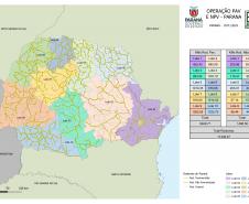 Mapa dos 10 lotes do novo programa
