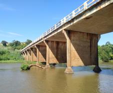 Ponte sobre o Rio Bom na PRC-466 entre Kaloré e Borrazópolis