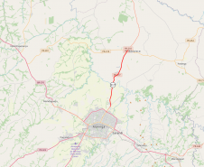 Trecho da PR-317 entre Maringá e Iguaraçu