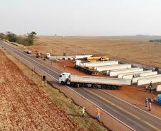 PR-323 Ponte Rio São Mateus lançamento de vigas
