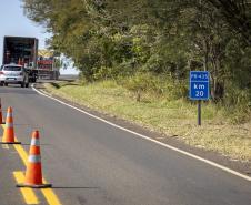 Serviços do Proseg Paraná na PR-435 entre Ibaiti e Congonhinhas