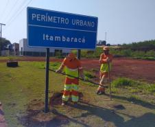 Serviços na PR-436 em Bandeirantes e Itambaracá