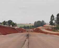 PR-445 viaduto no acesso para Tamarana