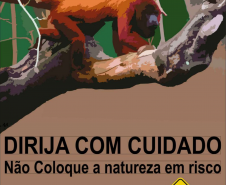 Novas placas rodoviárias do Parque Nacional Ilha Grande