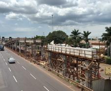BR-376 obras de novos viadutos em Sarandi