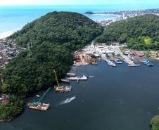 Ponte de Guaratuba chega a 27,1% de execução