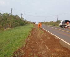 PR-170 conservação da faixa de domínio entre Guarapuava e Pinhão