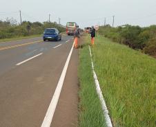 PR-170 conservação da faixa de domínio entre Guarapuava e Pinhão