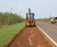 PR-170 conservação da faixa de domínio entre Guarapuava e Pinhão