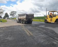 PR-459 serviços de conservação do pavimento entre Pinhão e Reserva do Iguaçu