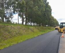PR-459 serviços de conservação do pavimento entre Pinhão e Reserva do Iguaçu
