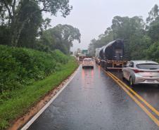 PR-364 em Inácio Martins, recebendo tráfego da BR-277