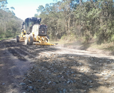 PR-405 Guaraqueçaba conservação de rodovia não-pavimentada