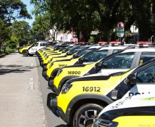 Entrega de viaturas e cães policiais para o BPRv